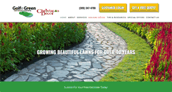 Desktop Screenshot of golfgreenlawncare.com